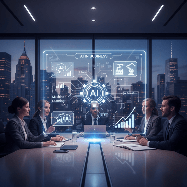 AI-powered business teams utilizing advanced technology in the USA