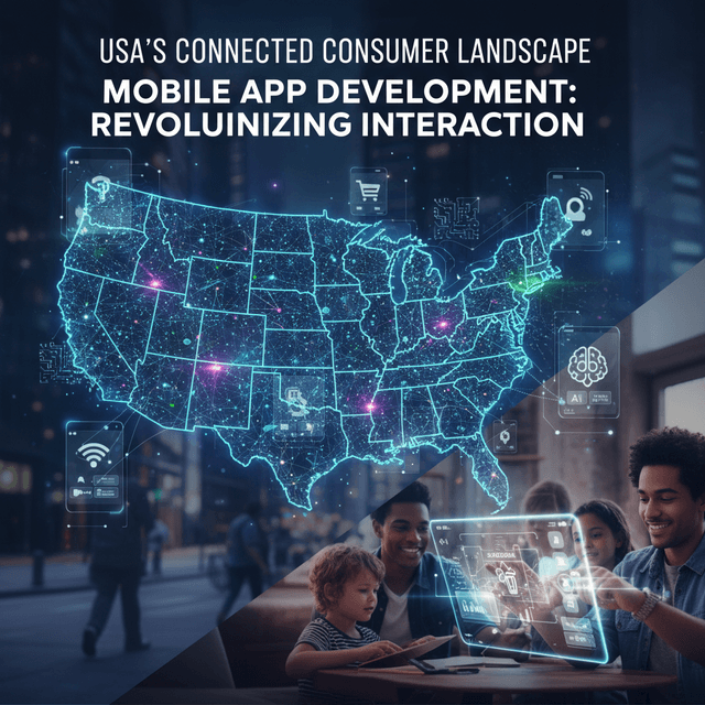 Graph showcasing rising USA mobile app demand trends