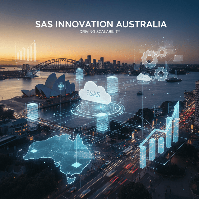 Graph illustrating SaaS innovation trends in Australia