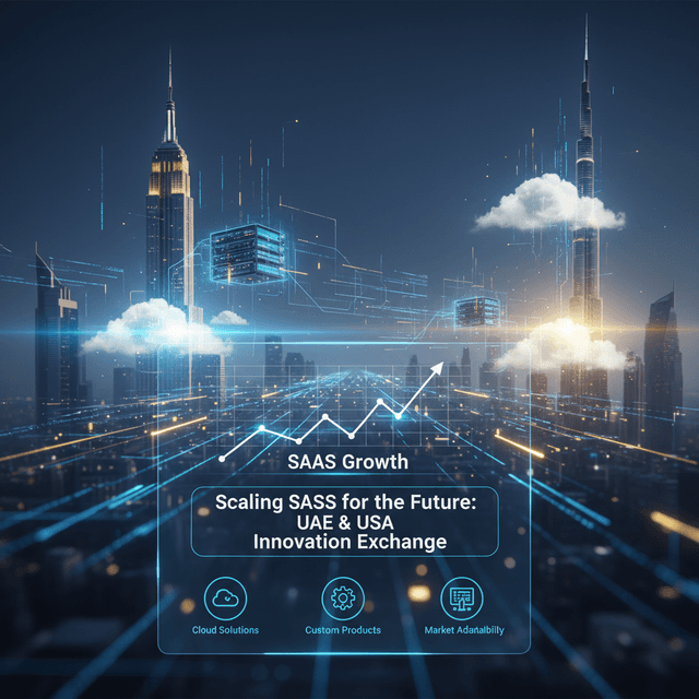 Graphical representation of SaaS scalability trends in UAE.