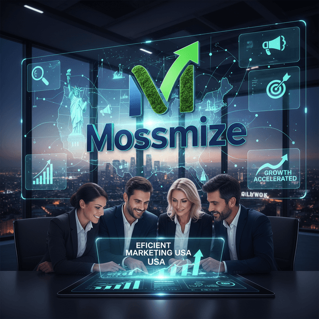 A futuristic visualization of digital marketing strategies highlighted with AI tools and hyperlocal campaigns