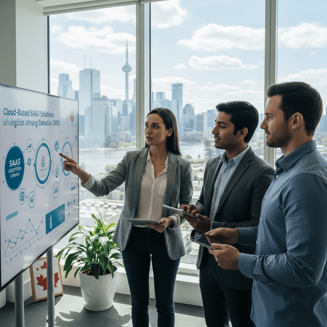 Canadian SMEs Scaling with Cloud-Based SaaS Solutions Canadian SMEs leveraging cloud-based SaaS solutions for business growth