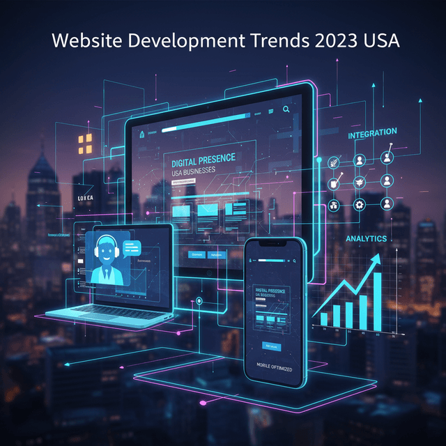 AI in Website Development: USA Trends for 2023 AI-enhanced website development process and trends in the USA