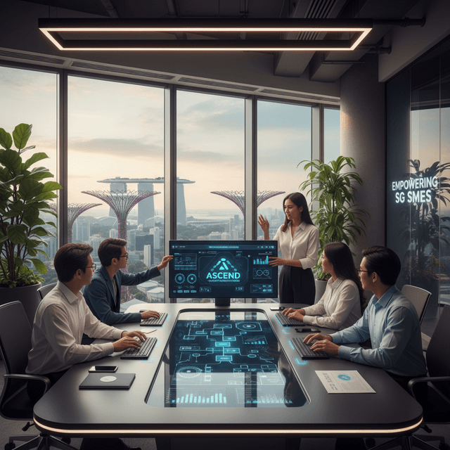 Custom software concept for helping Singapore SMEs innovate