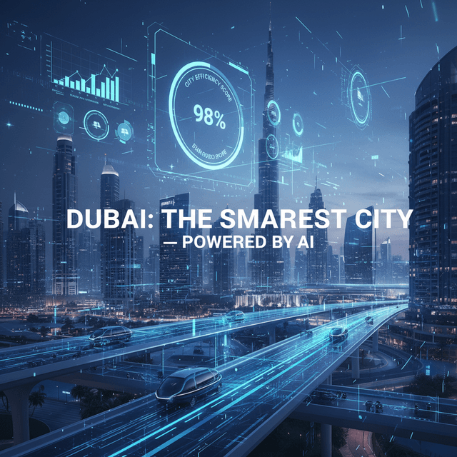 Artificial intelligence driving automation in UAE smart cities and industries.