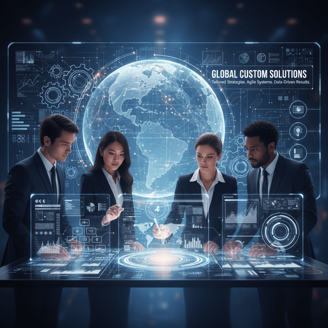 Custom software firms innovating for global business solutions
