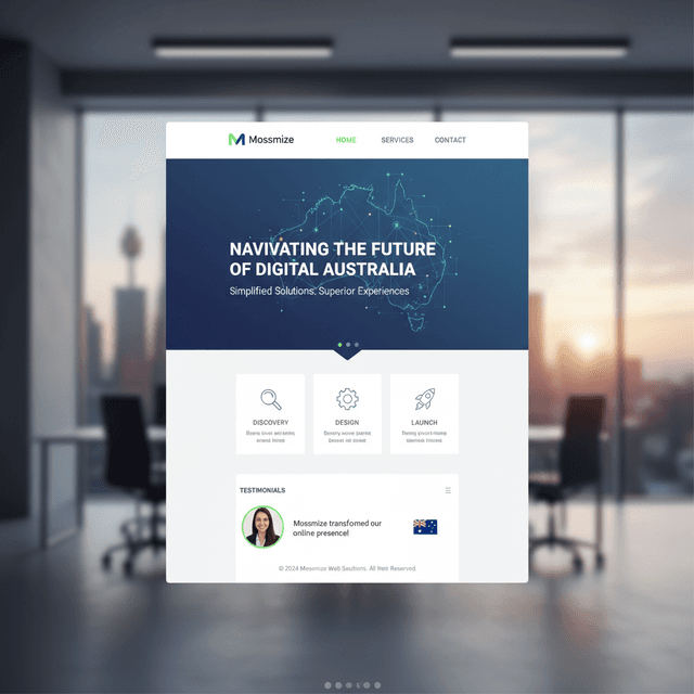 Simplified website navigation illustration showing user-friendly design principles