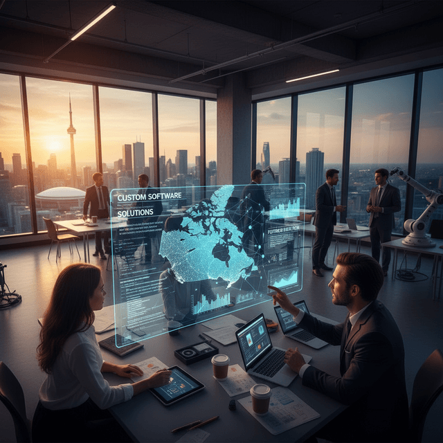 Canada's rapidly growing tech scene with custom software development solutions