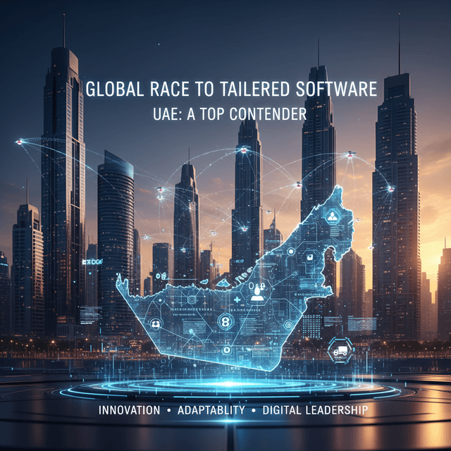 UAE's tech innovation hub showcasing tailored software development