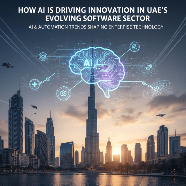 A futuristic view of AI-driven technology in UAE software industry