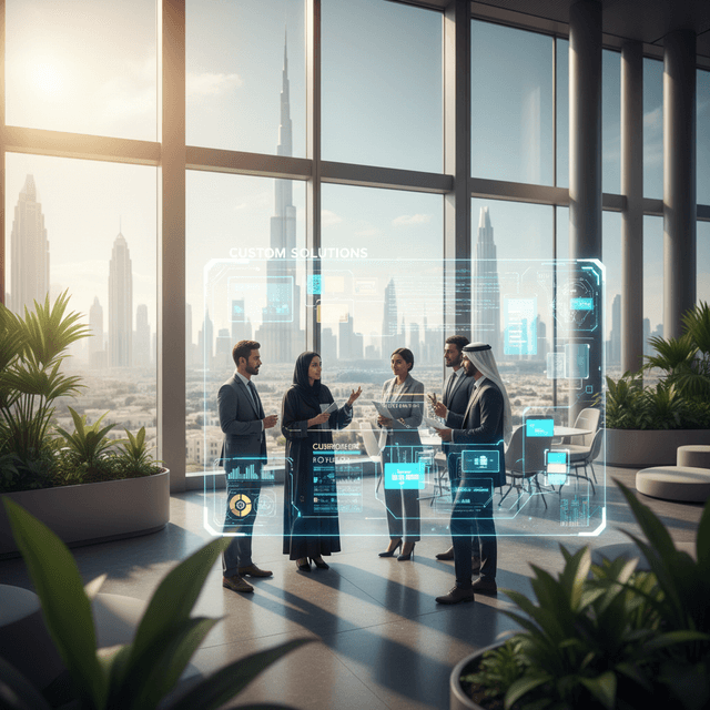 A futuristic view of custom software development in UAE