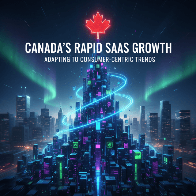 A modern digital workspace in Canada symbolizing SaaS development
