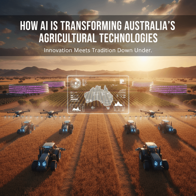 5 AI Predictions Transforming Australia's Agriculture AI-driven drone monitoring farmland in Australia
