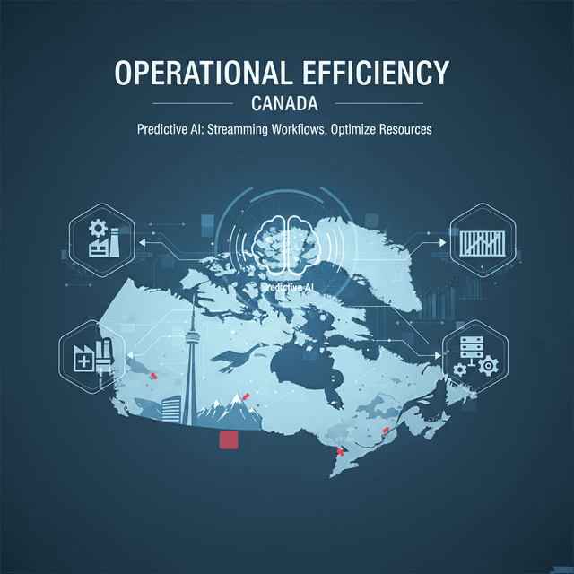 Predictive AI in Canada: Advancing Technology for the Future Visualization of predictive AI applications in Canada