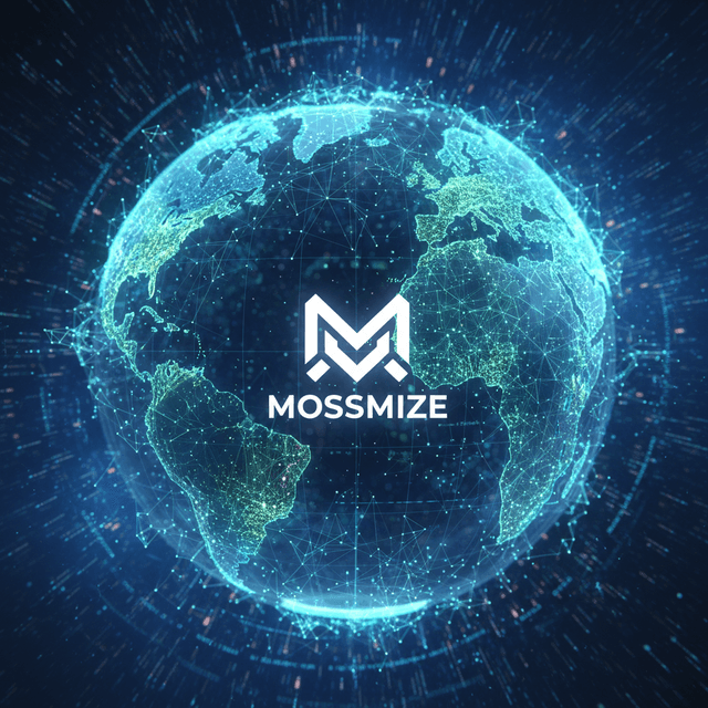 The Evolution of AI Automation: Mossmize's Global Role Global AI network representing Mossmize's international automation reach