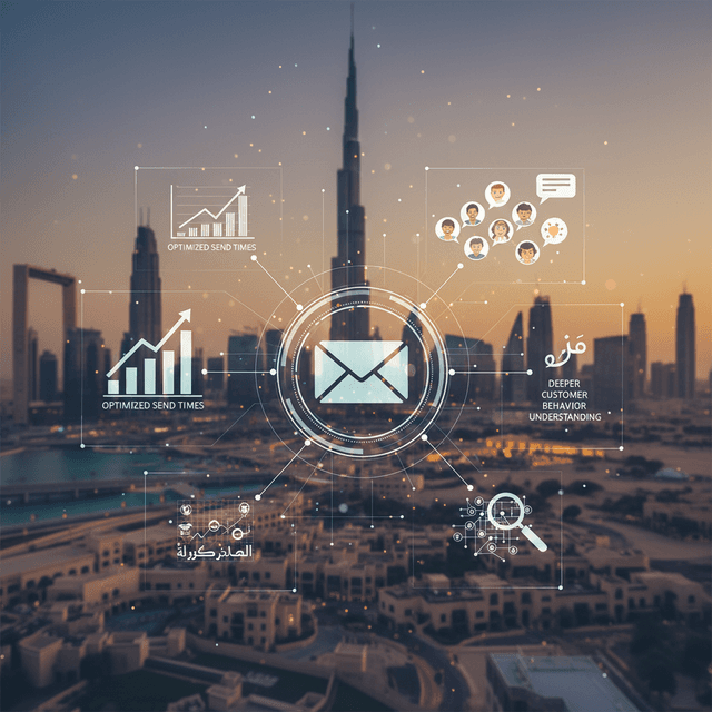 Future of UAE Email Marketing: 5 Game-Changing Trends Email marketing dashboard showing personalized insights and AI tools