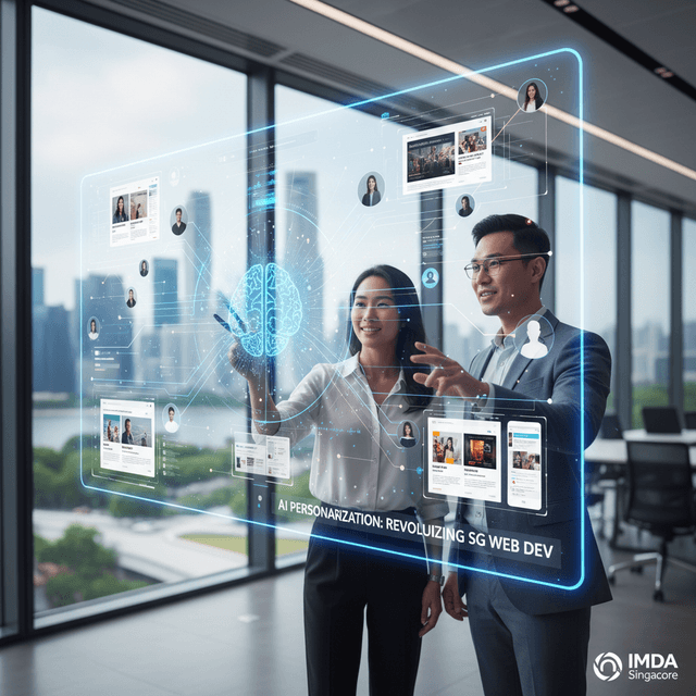 AI Website Personalization Singapore: Shocking Predictions Illustration of AI transforming website personalization in Singapore’s digital ecosystem
