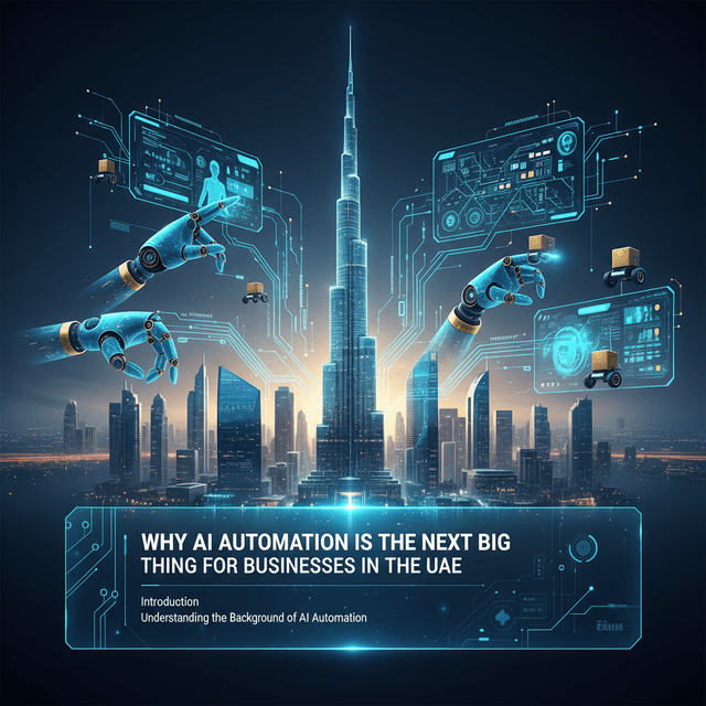 5 Bold Predictions About AI Automation in the UAE Innovative futuristic AI systems representing automation in UAE industries