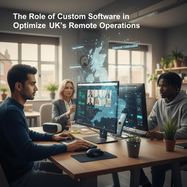 5 Predictions: Custom Software for UK Remote Work Custom software solutions enhancing remote work collaboration in the UK