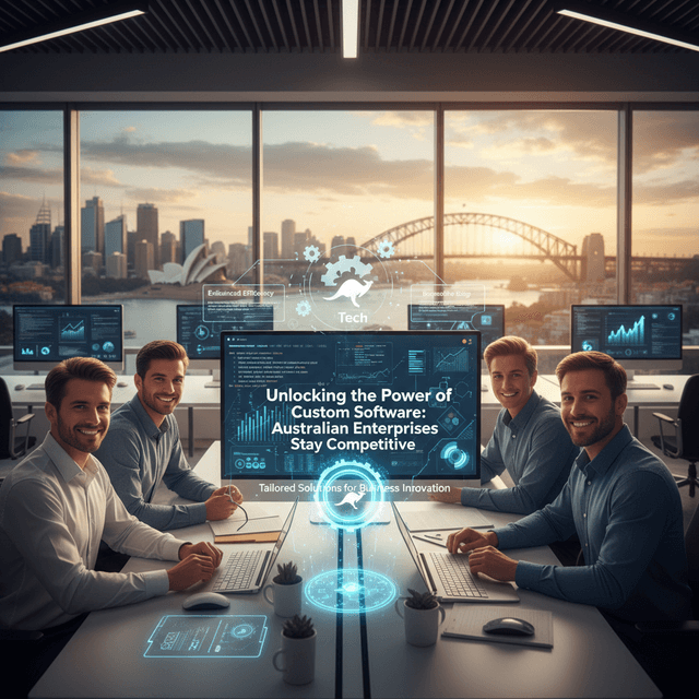 Future of Custom Software in Australia: 5 Key Trends Custom software solutions driving innovation in Australian businesses