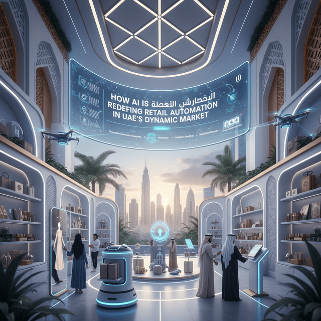 Retail Technology UAE: AI Automation Domination AI automation improving retail processes in UAE luxury malls