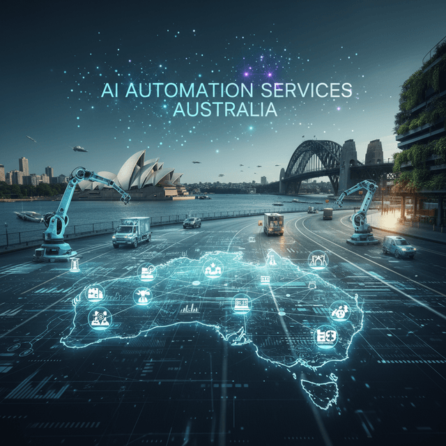5 AI Automation Predictions for Australia’s Future Work AI automation services optimizing business processes in Australia